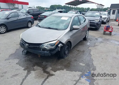 2014 Toyota Corolla Le z USA, uszkodzony, nr VIN 2T1BURHE3EC024811